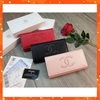 Ví dài nhiều ngăn chất da đẹp size 20