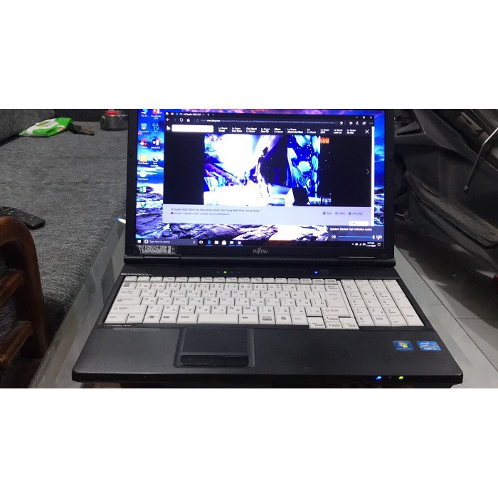 laptop fujisu 561D core i5 ram 4gb hdd 320gb 15.6 inch xach tay nhật bền đẹp zin