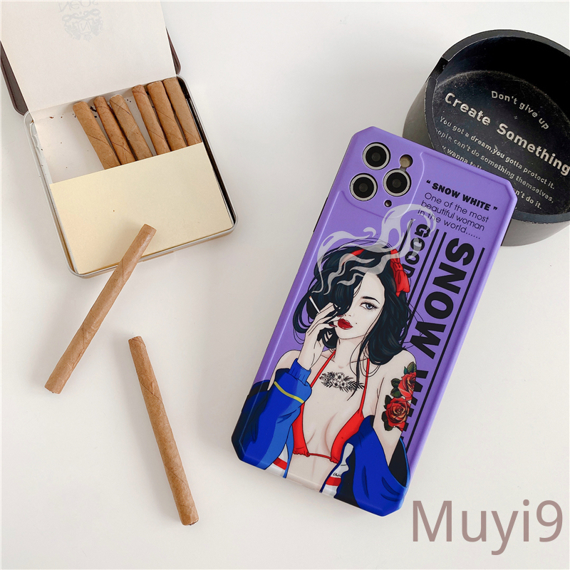 Ốp điện thoại mềm chống rơi vỡ họa tiết Inuyasha thời trang cá tính cho iPhone 12 11 PRO MAX X XS MAX XR 8/SE2 7plus