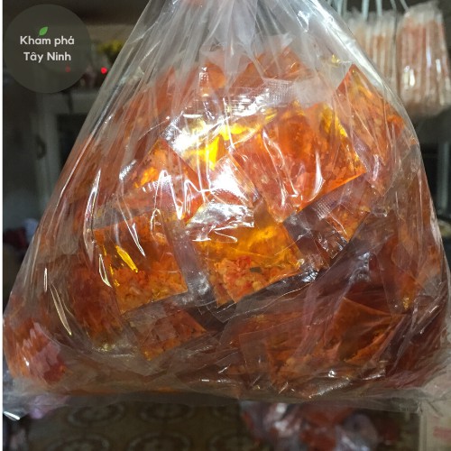 Sa tế đóng bịch sẵn dùng làm bánh tráng sa tế, bánh tráng trộn và đồ ăn vặt chánh gốc Trảng Bàng, Tây Ninh