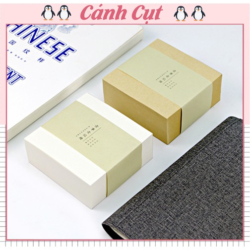 giấy nhớ SALE giầy note vintage dán văn phòng học tập cute nhỏ gọn 400 tờ chống lóa mắt hàng nhập khẩu cao cấp