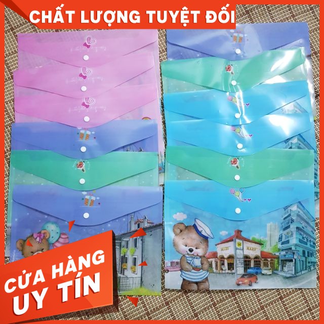 Túi my clear hình, cặp đựng tài liệu (01 cái)