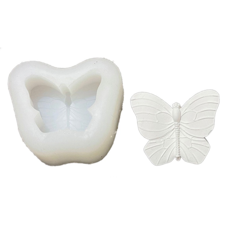 Khuôn Silicone Làm Nến / Xà Phòng Hình Bướm DIY