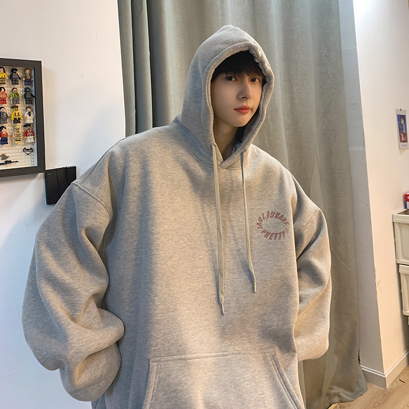 Áo hoodie dài tay in họa tiết phong cách năng động thời trang trẻ trung cho nam