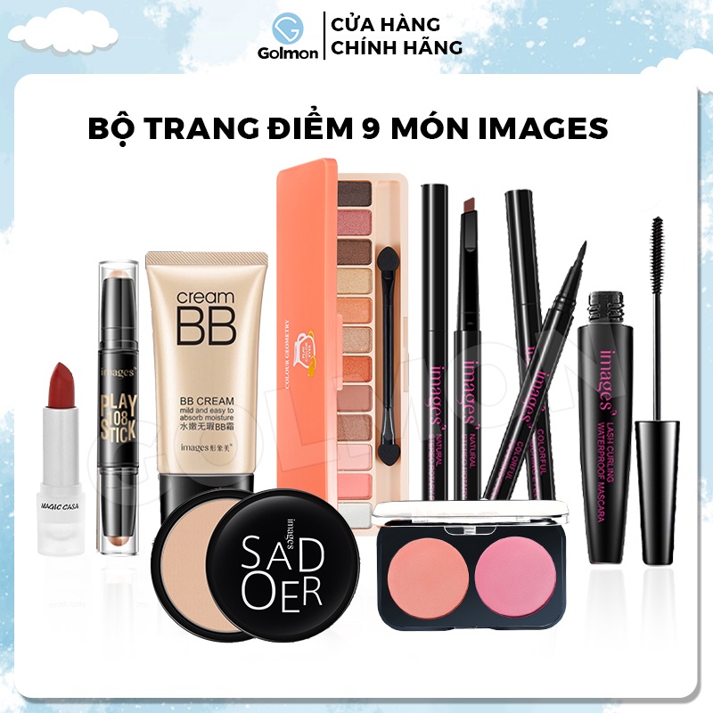 Bộ trang điểm cá nhân Images 9 món đầy đủ từ a đến z bộ makeup cho người mới bắt đầu set trang điểm chuyên nghiệp