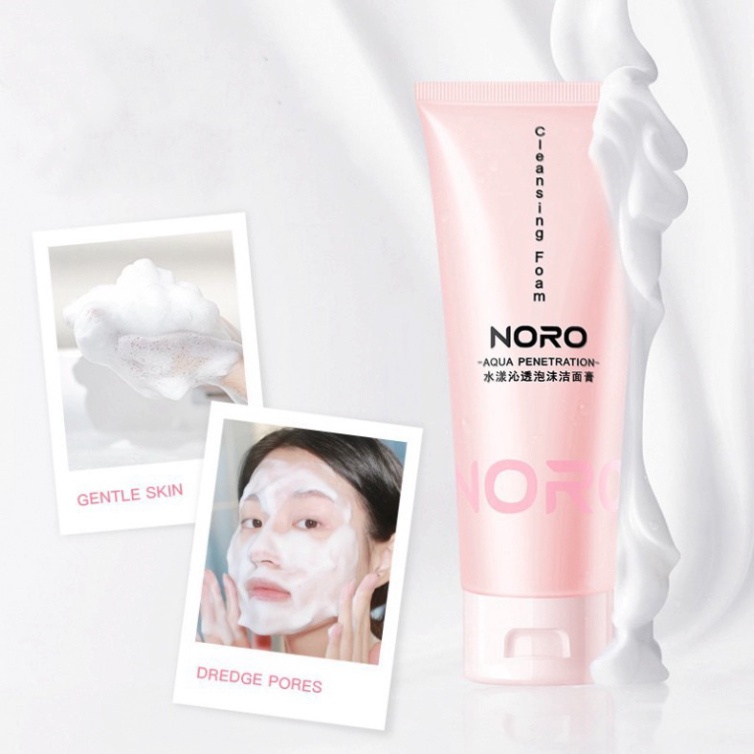 Sữa rửa mặt làm sạch sâu Noro dưỡng ẩm kiểm soát dầu 100g NSRM1