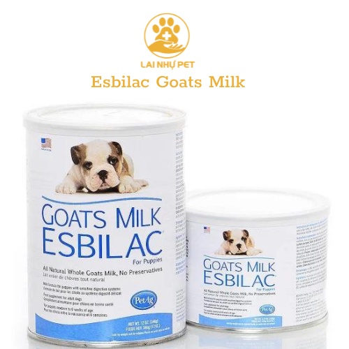 Sữa Bột & Sữa Nước ESBILAC GOATS MILK NGUYÊN CHẤT USA - LAI NHỰ PET