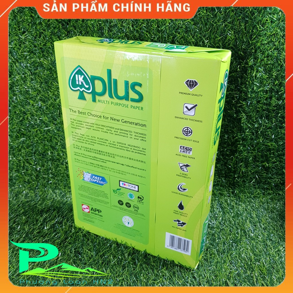 Giấy A4 IK Plus 70GSM, Giấy in, giấy Photocopy A4