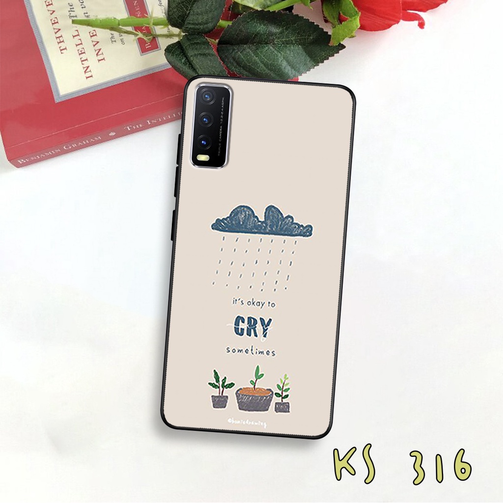 Ốp lưng Vivo Y20 - Vivo Y20s - Vivo Y12s - Ốp lưng in hình BlueSky - lưng nhám viền TPU cao cấp