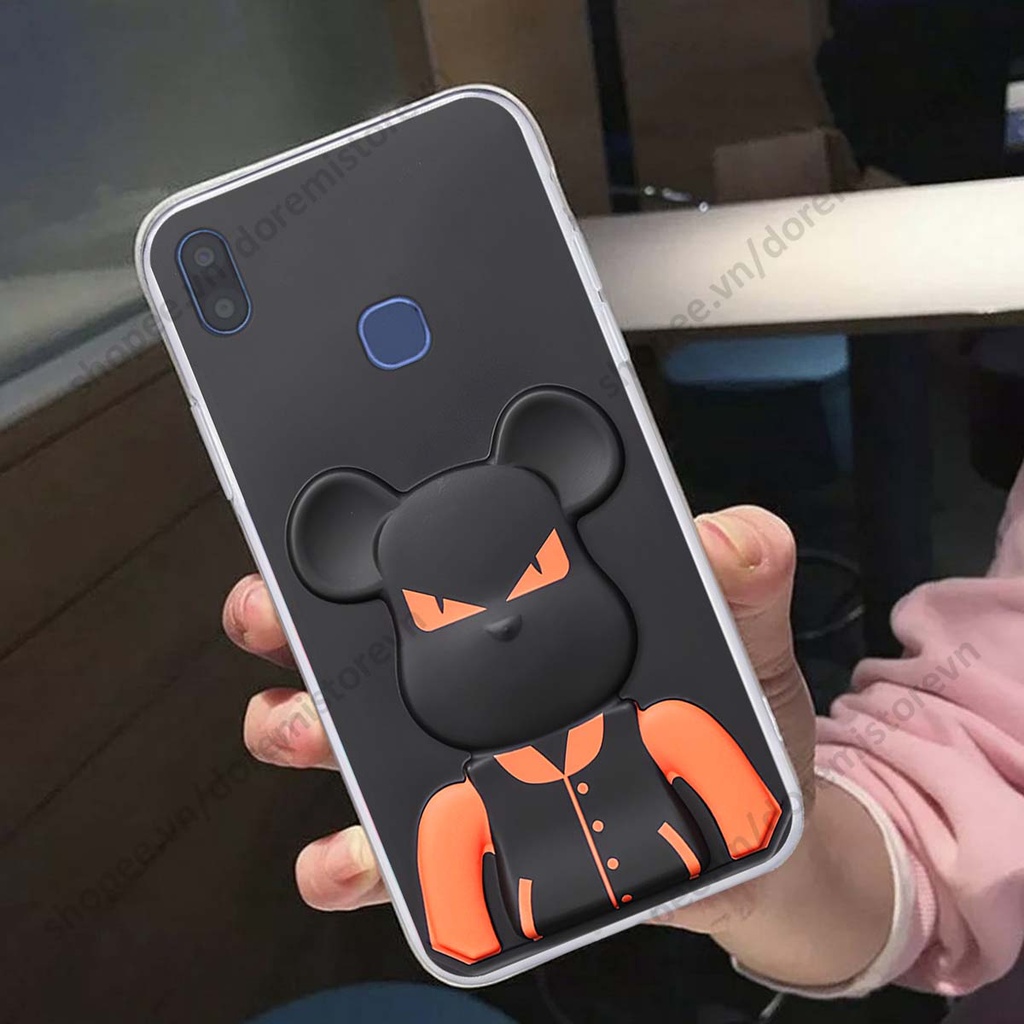 Ốp lưng Vsmart Joy 1 / Joy 1 Plus / Joy1+ hình kaws, kith, bear brick nổi 3D phong cách độc đáo