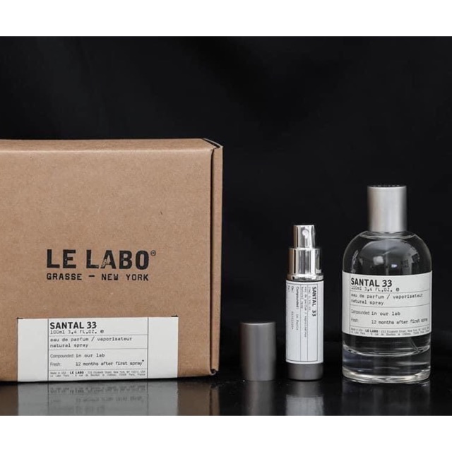 [REAL] mẫu thử nước hoa le labo santal 33 10ml