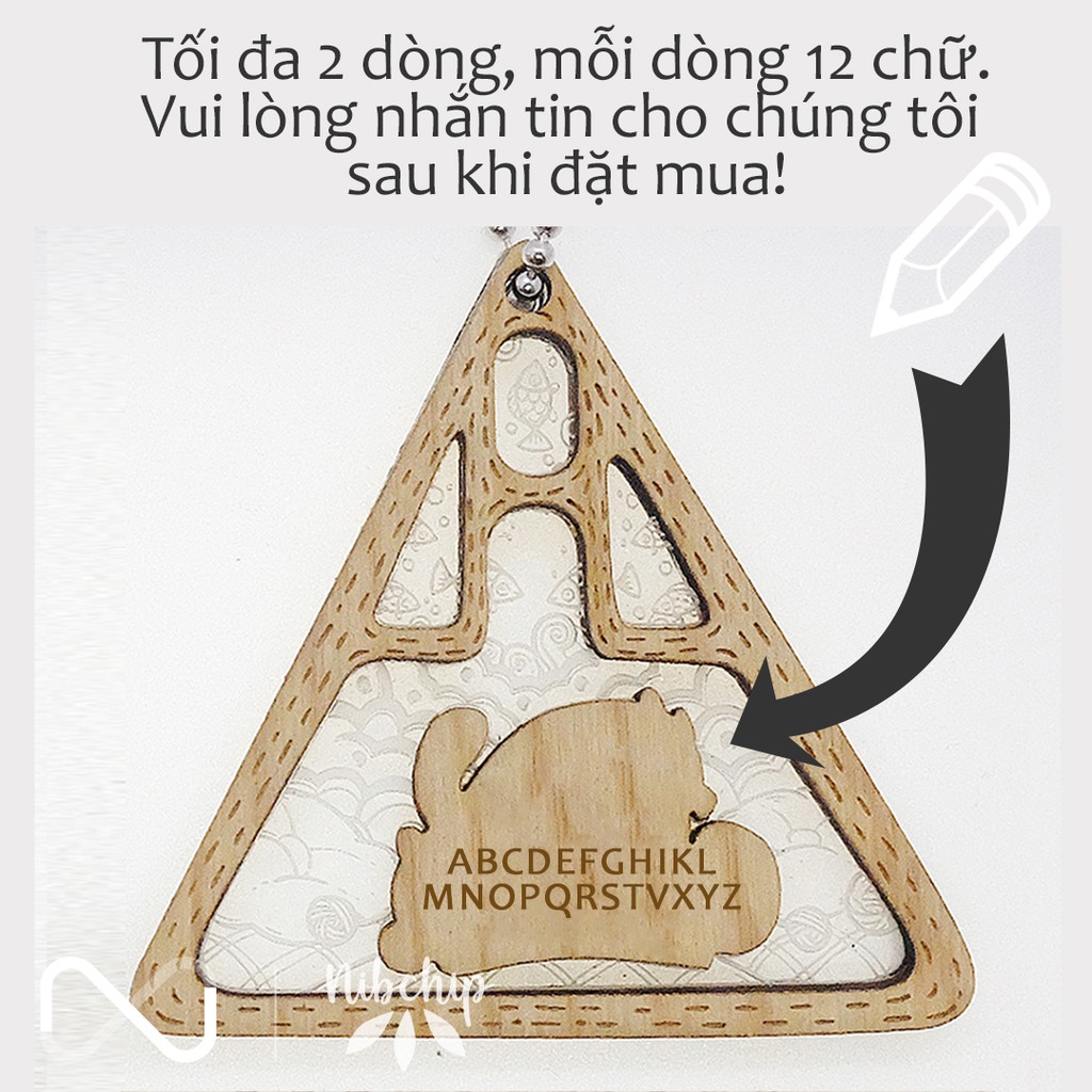 Móc chìa khóa handmade con mèo gắn túi, ví, chìa khóa, balo - Móc khóa con mèo