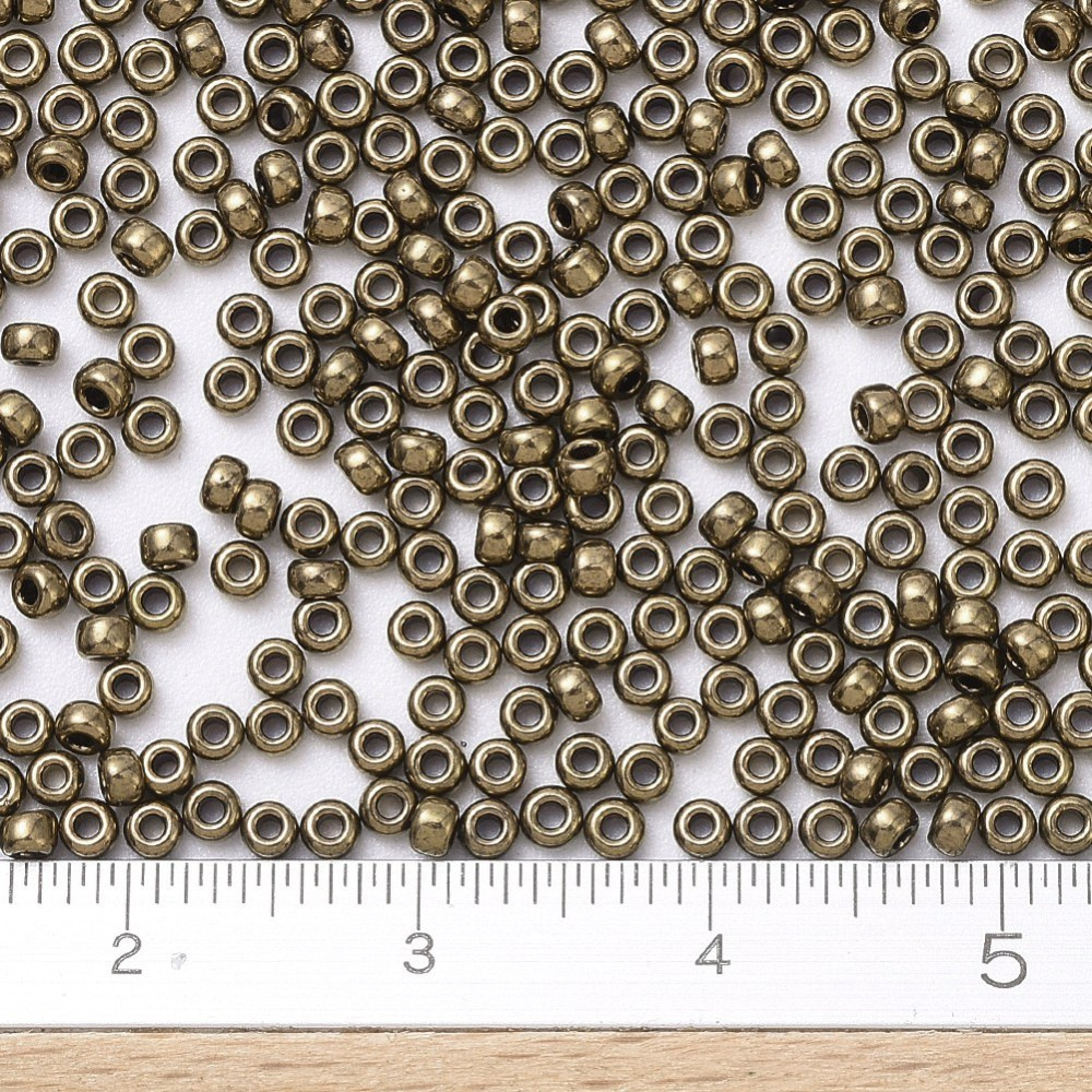 Chai hạt thủy tinh kích thước 2x1.3mm tùy chọn màu sắc 10g