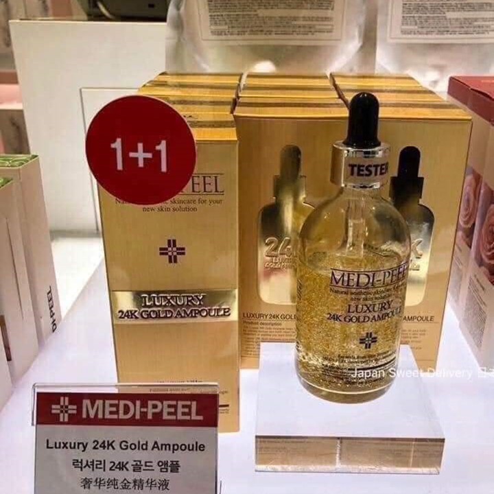 Tinh Chất Ngăn Ngừa Lão Hóa Medi Peel Luxury 24K Gold Ampoule 100ml