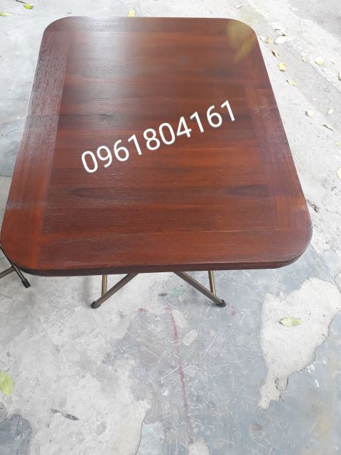 Bàn cafe gấp gỗ 60 x 40 x 50