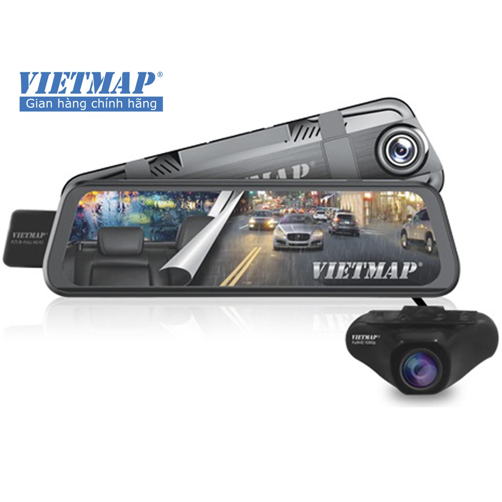 Camera Hành Trình VIETMAP G39 - Cảnh báo giao thông bằng giọng nói - Màn hình gương cảm ứng - Hàng Chính Hãng