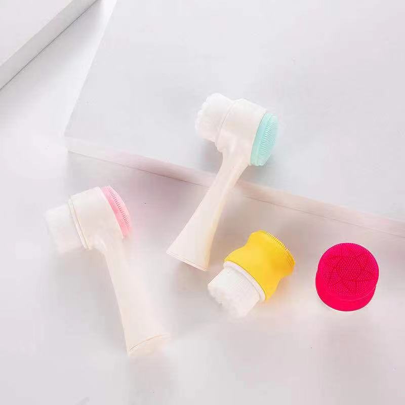 Cọ rửa mặt 2 đầu masage nội địa Trung CO1