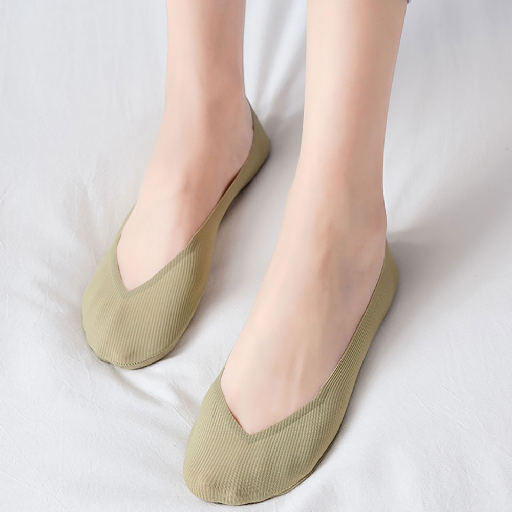 Tất cotton chống trượt thời trang thoải mái cho nữ