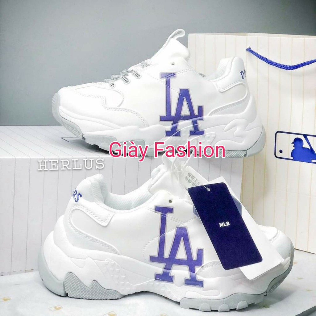 Giày Thể Thao, Giày Mlb,  NY, LA, Boston, Tăng Chiều Cao Kiểu Dáng Hàn Quốc Siêu Hot Siêu Xinh Full Size (36-43)