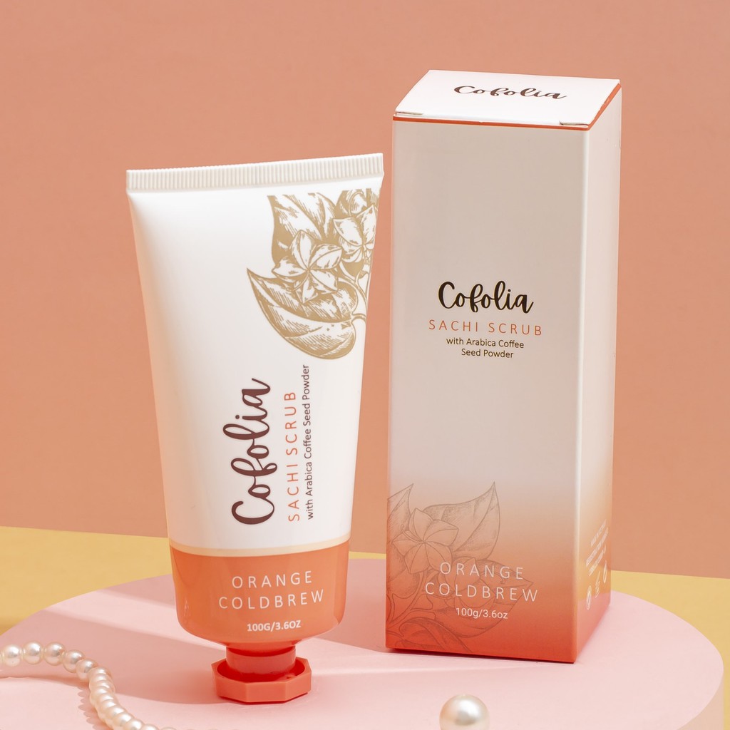 Tẩy da chết hạn chế đổ dầu thừa COFOLIA SACHI SCRUB tuýp 100G