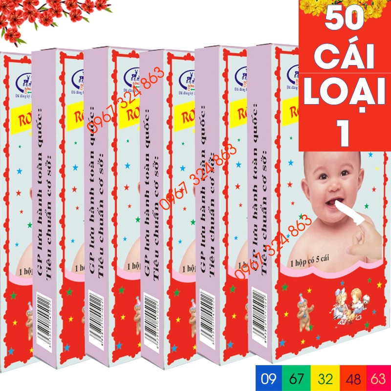  Rơ lưỡi Đông Fa 10 hộp 50 cái cho bé