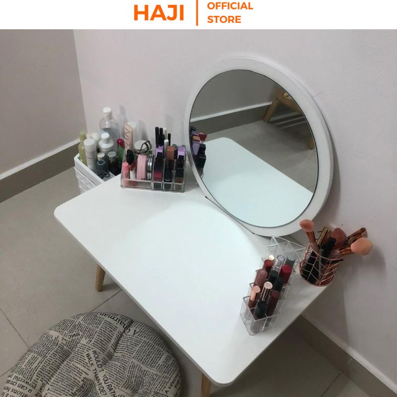 Bàn phấn có thể làm bàn học trữ vật dụng gọn gàng thương hiệu HAJI A117