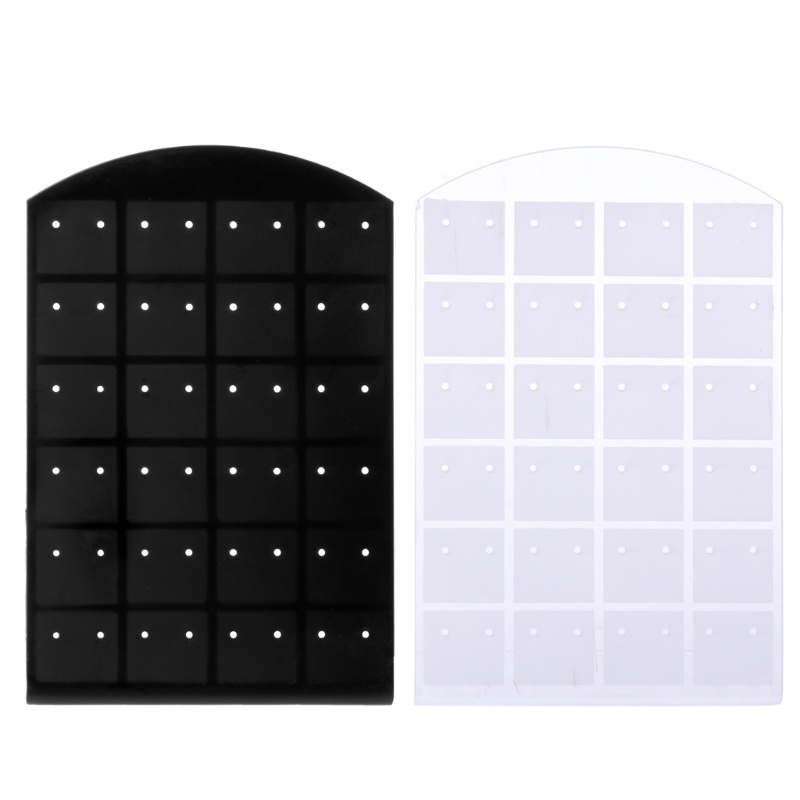 Giá Đỡ Trưng Bày Bông Tai Bằng Nhựa Hình Chữ Nhật 48 Hol