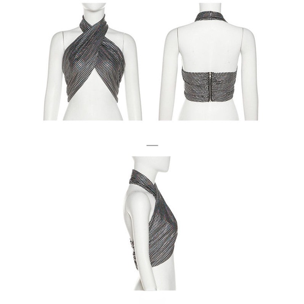 Áo Hai Dây Dáng Ngắn Thời Trang Mùa Hè Dành Cho Nữ