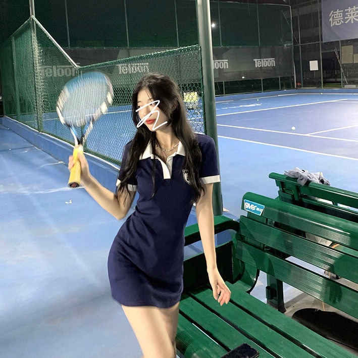 Đầm Thun Polo Dáng Chữ A Cổ Cao Thời Trang Mùa Hè 2022 Mới