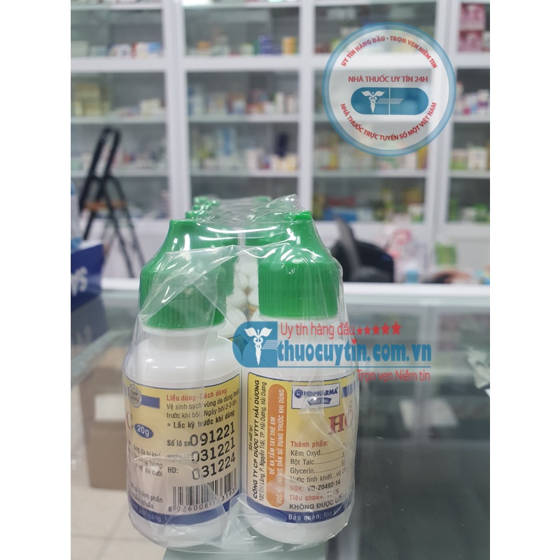 Hồ nước lọ 20ml hỗ trợ viêm da, dịu da, chàm