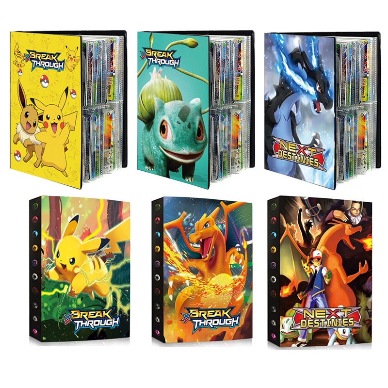 Album Sưu Tầm 240 Thẻ Hình Bản Đồ Pokemon Kèm 240 Thẻ
