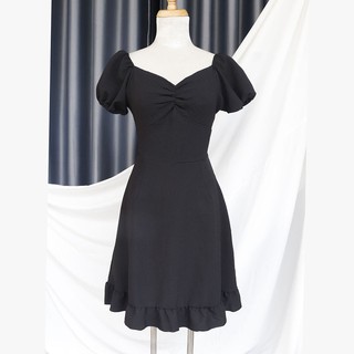 Đầm váy nữ dự tiệc Rolisa RD055 Màu Đen