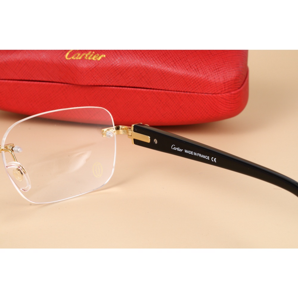 Gọng Kính Khoan Bắt Ốc Cao Cấp Nam Nữ Cartier CT02870A Chuẩn Auth Full Box