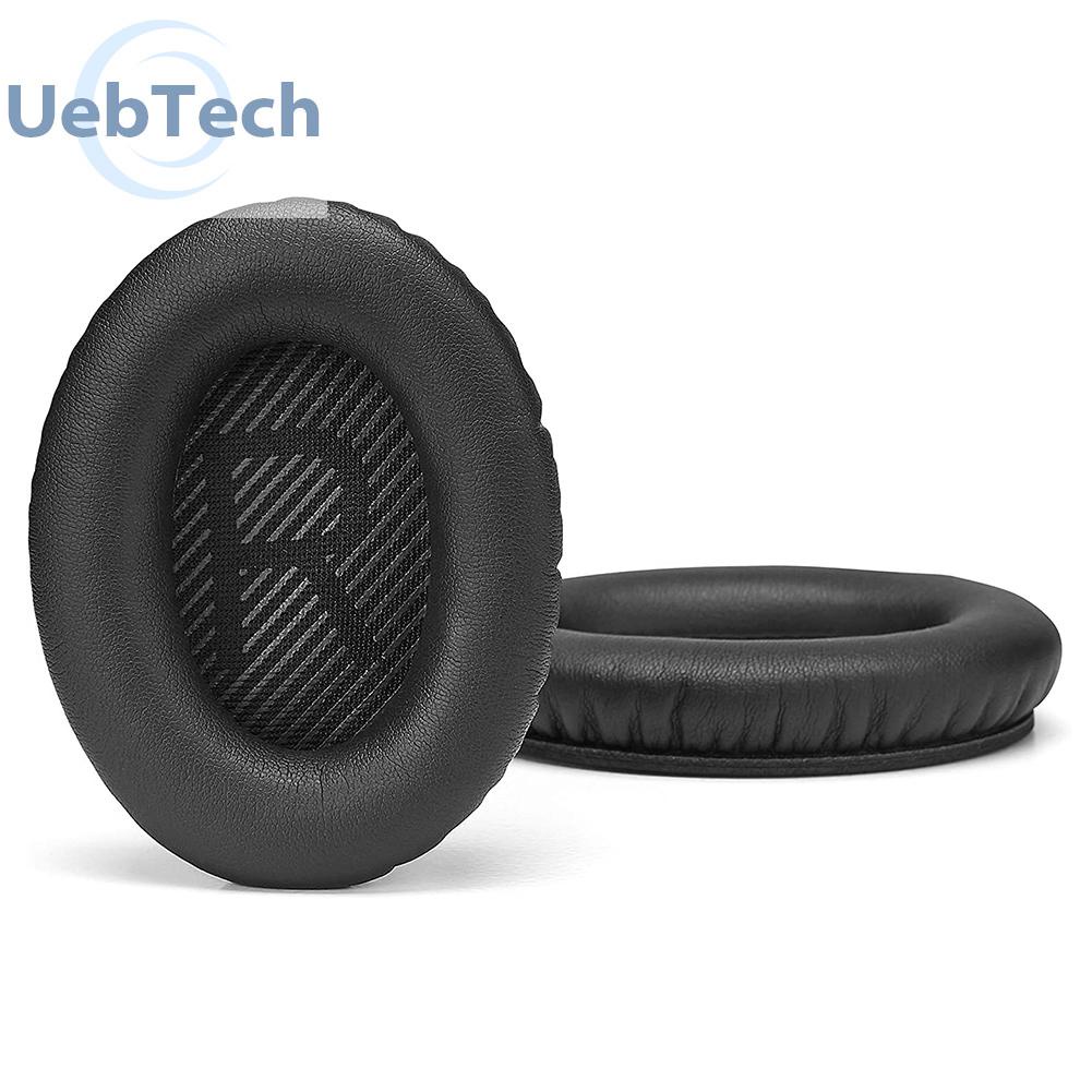 Uebtech 1 Pair Replacement Ear Cushions Pads for BOSE QuietComfort 35 25 Headphones