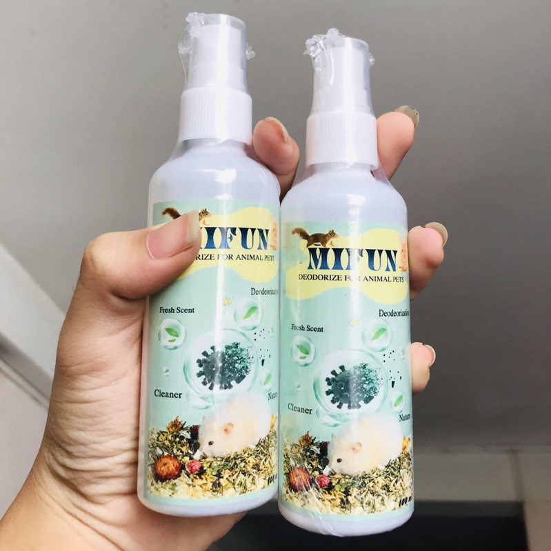 Bình Xịt Khử Mùi Mifun Cho Hamster và Thú Nhỏ