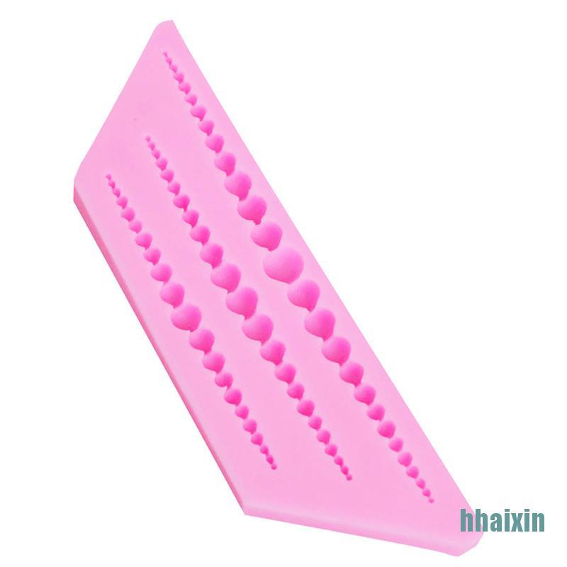 Khuôn Silicone Tạo Hình Trang Trí Bánh Kem Hình Hạt Ngọc Trai 3d