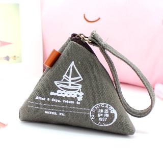Ví củ ấu mini vải thô - A276
