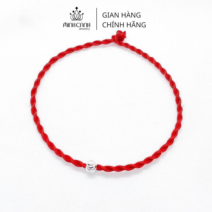 Vòng Tay Chỉ Đỏ Mix Bi Bạc Ta Mang Lại May Mắn - Minh Canh Jewelry