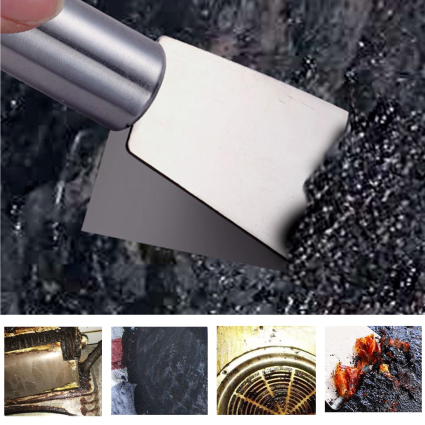 Dụng Cụ Xẻng Làm Sạch Đáy Nồi Bằng Thép Không Gỉ Cho Nhà Bếp