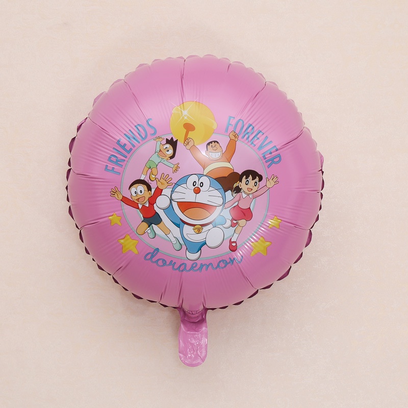 Bong Bóng Lá Nhôm 18 Inch Hình Mèo Hoạt Hình Trang Trí Tiệc Sinh Nhật