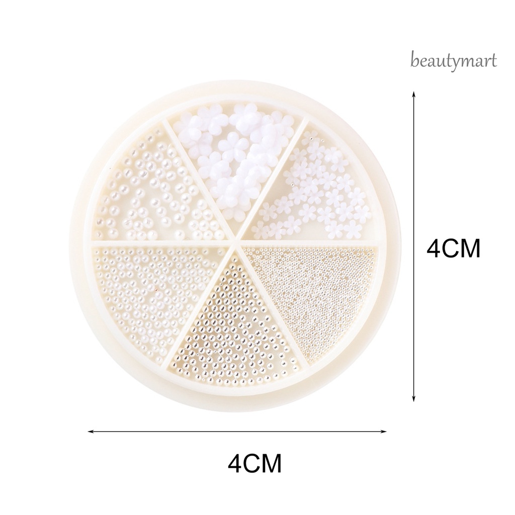 [Hàng mới về] Hạt ngọc trai giả 3D nhiều kích thước trang trí móng tay làm đẹp DIY sang trọng