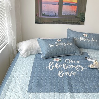 [FREESHIP] Chiếu điều hòa cao su non 5D cao cấp loại 1 mẫu trần tim hoa xanh mới nhất - Ngân Khánh Bedding