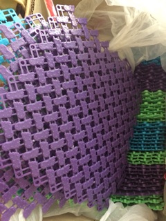 thảm nhà tắm đa nang còn Tím/