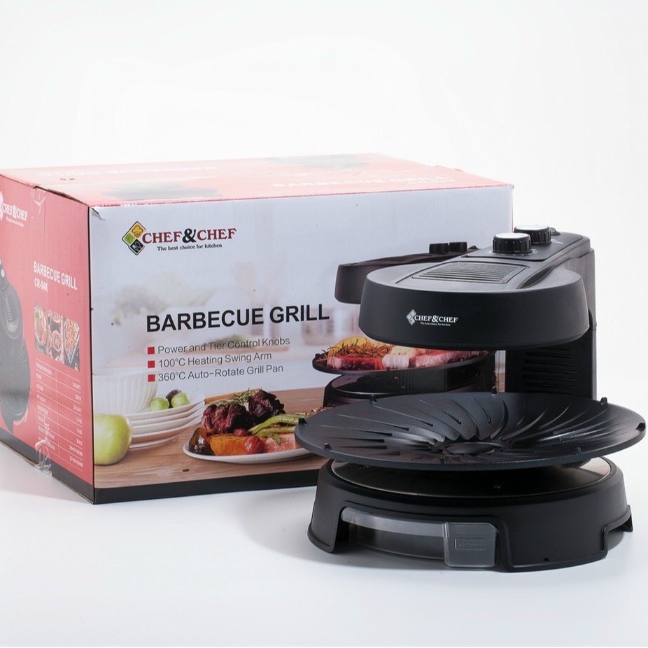 [Bảo hành 12 tháng] BẾP NƯỚNG ĐIỆN KHÔNG KHÓI BBQ HÀN QUỐC _ CHEF & CHEF