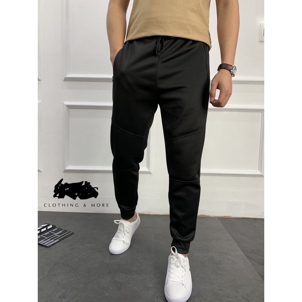 ĐỔ BUÔN theo ri quần thể thao jogger đen trơn vnxk cambodia bao đẹp, có size to