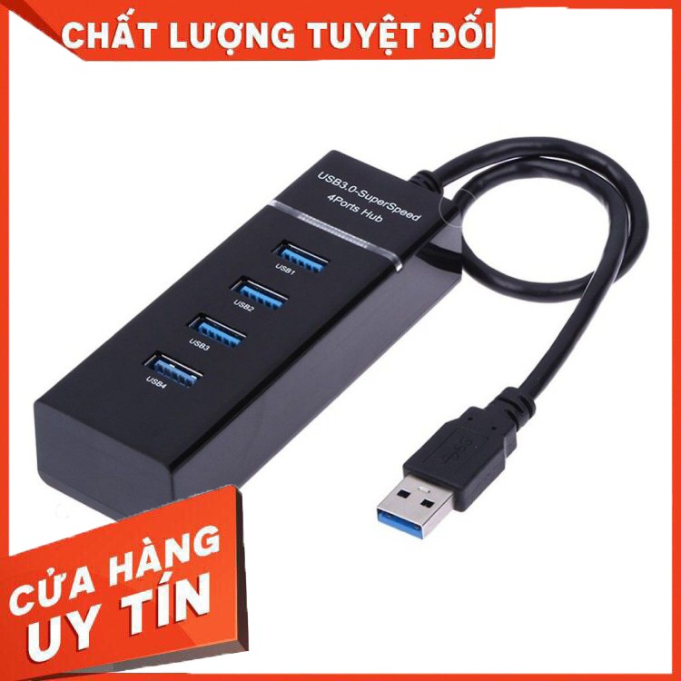 Hub Chia 4 Cổng USB 3.0 - 303A - Dây dài 30cm ( Màu đen, trắng )