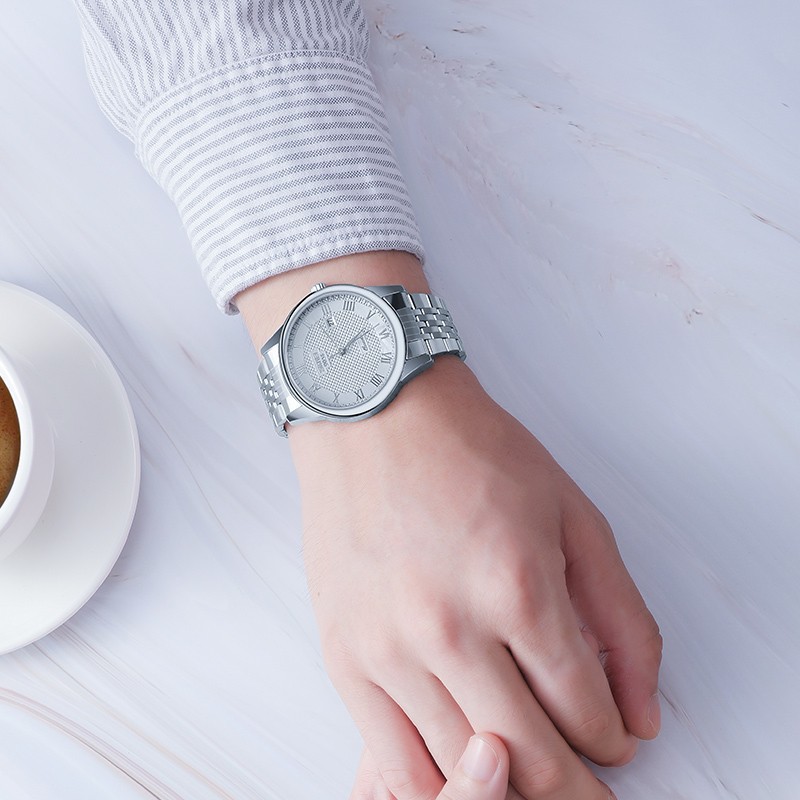Đồng hồ đeo tay SKMEI máy thạch anh chất liệu thép không gỉ thời trang cao cấp cho các cặp đôi