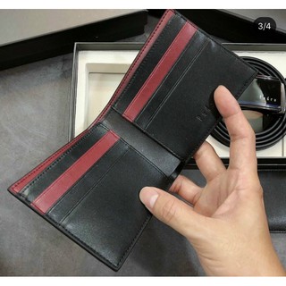 Set ví + thắt lưng fullbox kèm túi giấy hãng