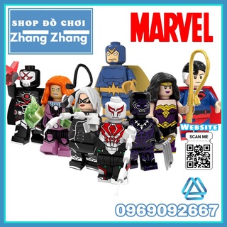 Đồ chơi Xếp hình Starhawk Starfire Black Panther Superman Red X WonderWoman Justice League Minifigures Pogo PG8217