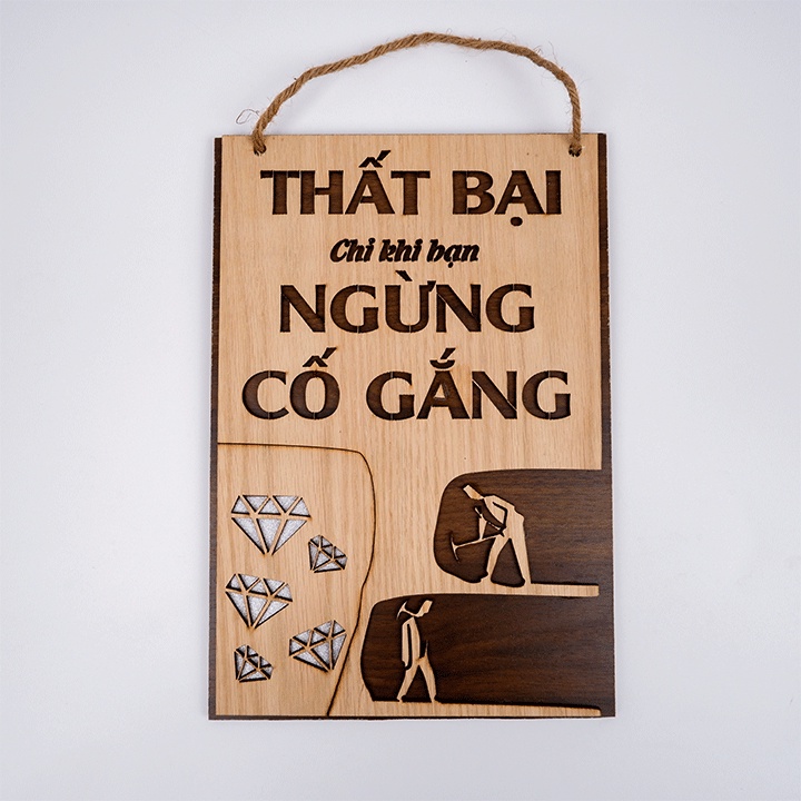 Tranh Gỗ treo tường - tranh Decor tạo động lực làm việc cho nhân viên Văn Phòng | BigBuy360 - bigbuy360.vn